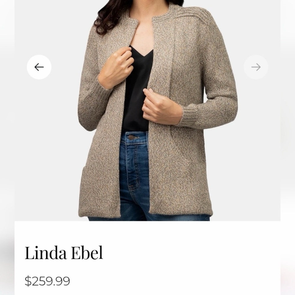 Simply Natural Alpaca Linda Ebel Cardigan Tan